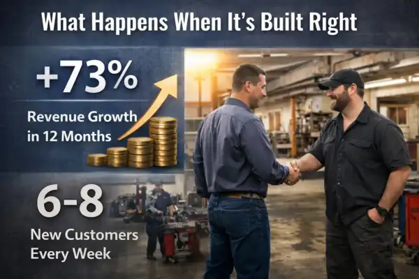 Business partnership & growth success