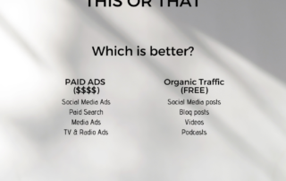 Paid versus Organic Traffic – which is better?